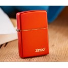 Zippo Metallic Red Windproof Lighter 49475ZL